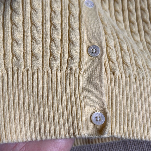 Lauren Ralph Lauren cotton cable knit cardigan - Picture 4 of 5